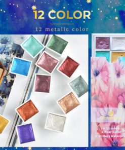 Alternative view of Metallic Watercolor Kit Set
