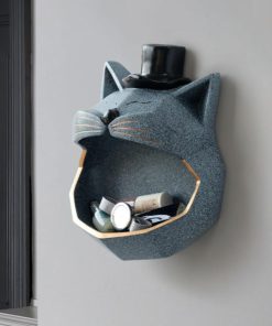 Handmade Lucky Cat Wall Container