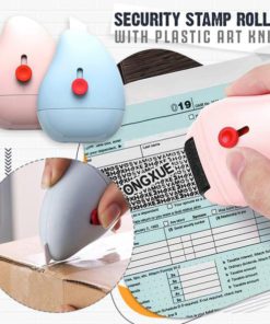 Security Stamp Roller with Plastic Art Knife