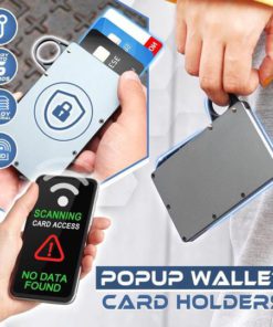RFID Proof PopUp Wallet Card Holders