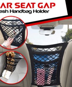 Car Seat Gap Elastic Mesh Handbag Holder