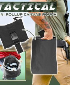 Tactical Mini RollUp Canvas Pouch