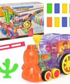 Domino Train Blocks Set Building and Stacking Toy