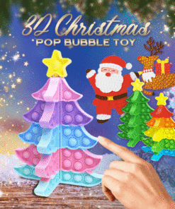 3D Christmas Pop Bubble Toy