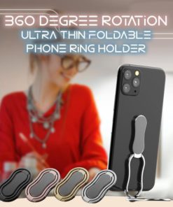 360 Degree Rotation Ultra Thin Foldable Phone Ring Holder