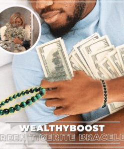 WealthyBoost Green Tigerite Bracelet