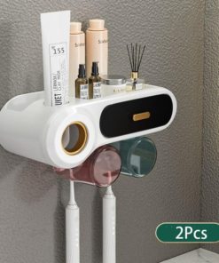 Toothbrush Holder Bathroom Storage Rack