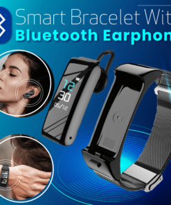 Smart Bracelet With Bluetooth Earphone