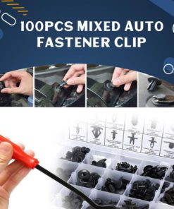100Pcs Mixed Auto Fastener Clip
