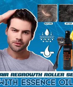 Hair Regrowth Roller Set with Essence Oil