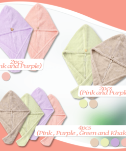 Alternative view of Eco Friendly Super Absorbent Hair Towel Wrap