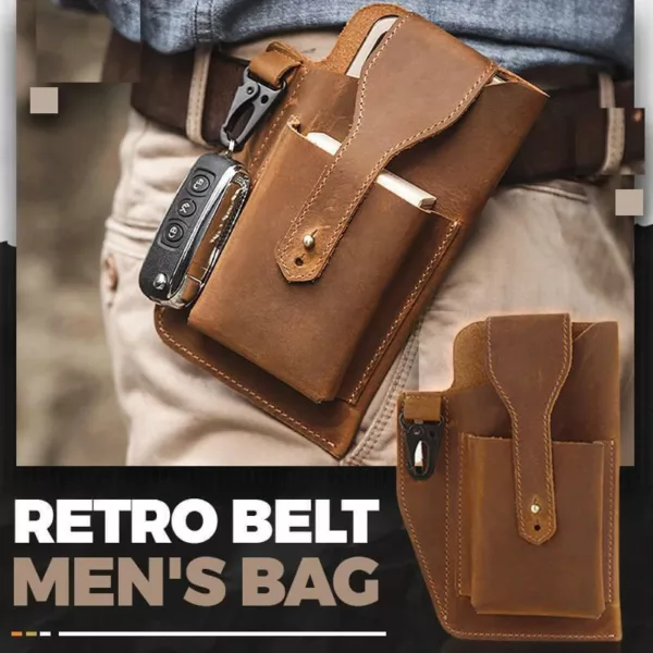 RETRO BELT WAIST MENS BAG