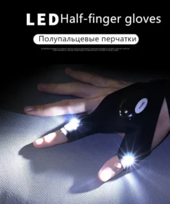 Alternative view of LED GLOVES WITH WATERPROOF LIGHTS