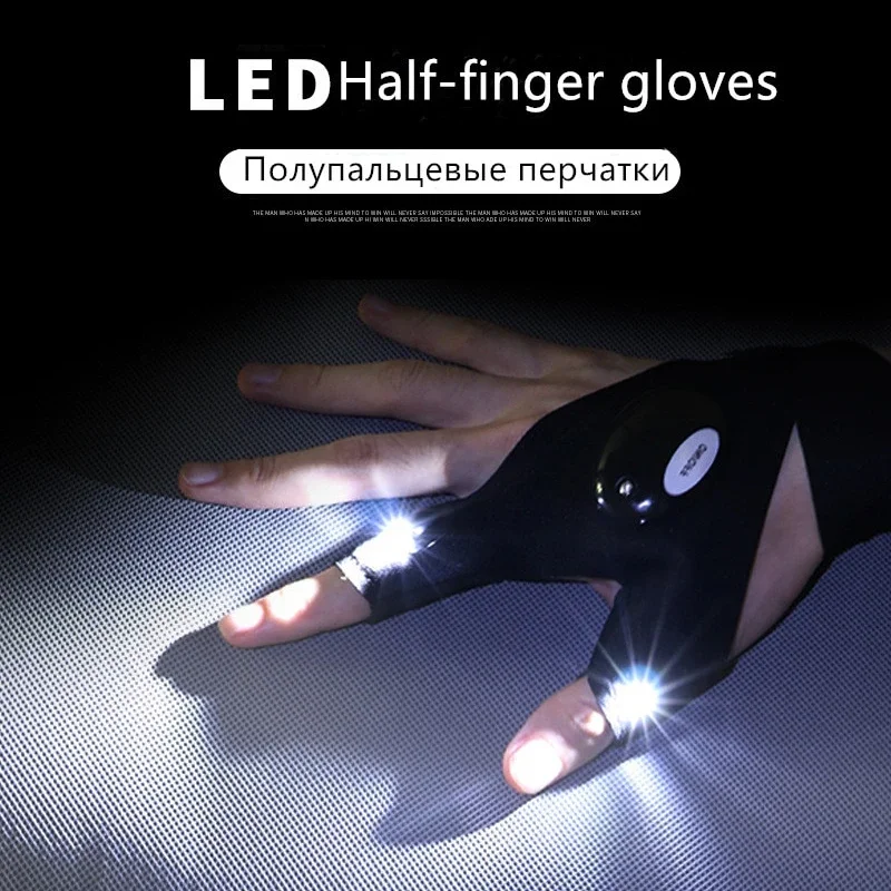 LED GLOVES WITH WATERPROOF LIGHTS - Image 2