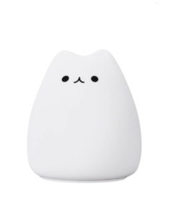 Alternative view of LED CAT THEMED COLOURFUL NIGHT LAMP