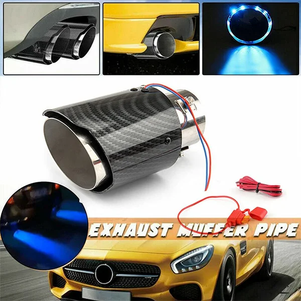 Car Carbon Fiber Fire-Breathing Tail Throat - Image 9