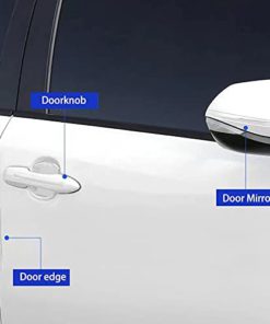 Hidden transparent-car door handle door bowl protector