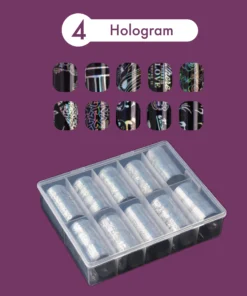 Alternative view of Scratch and Stick Transfer Nail Sticker Set