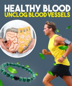 Alternative view of Non-Drinking Malachite Sober Bracelet