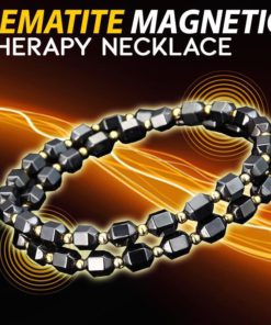 Alternative view of Hematite Magnetic Therapy Necklace