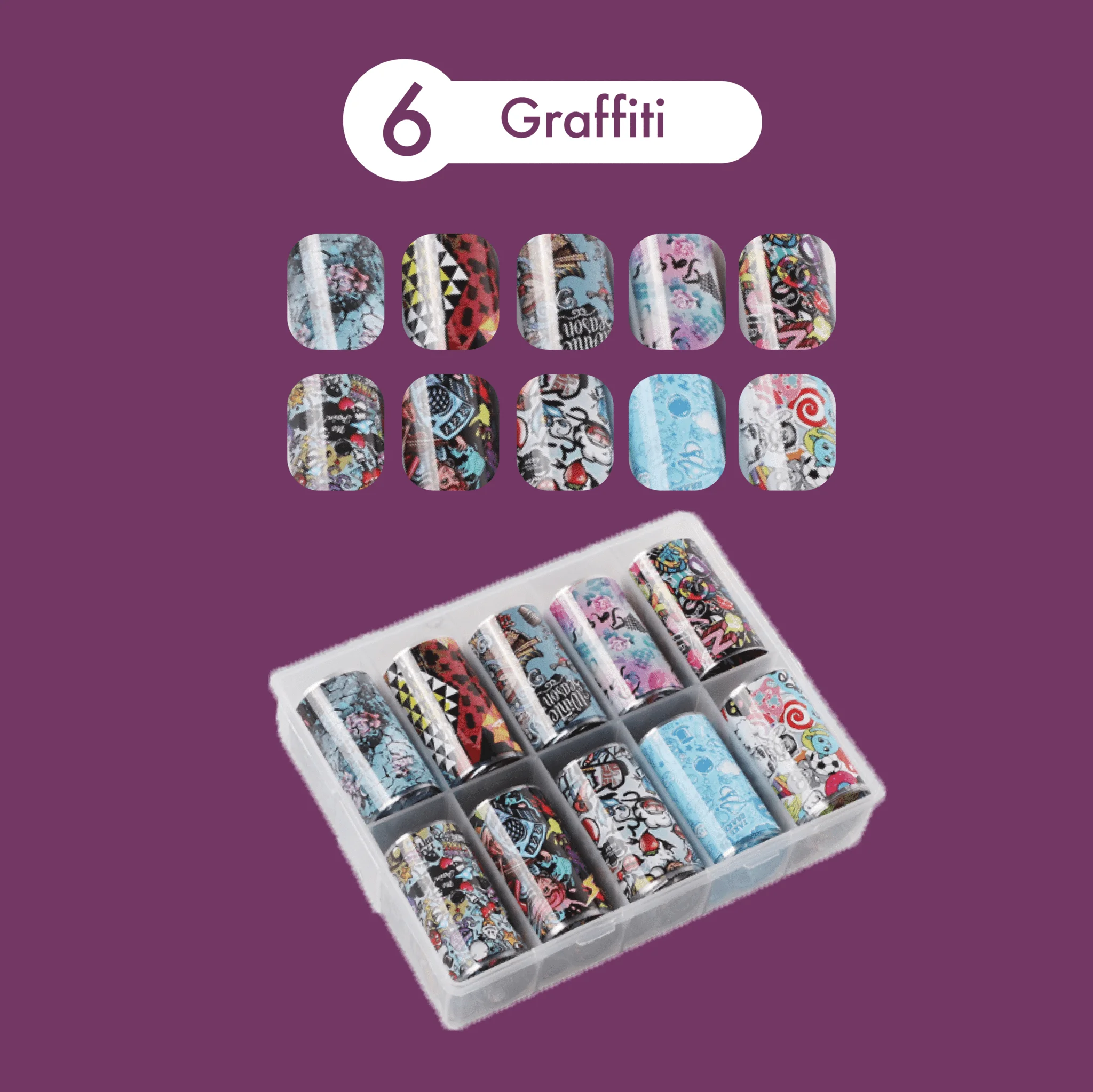 Scratch and Stick Transfer Nail Sticker Set - Image 4