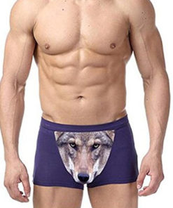 3D Wolf Underwear Because