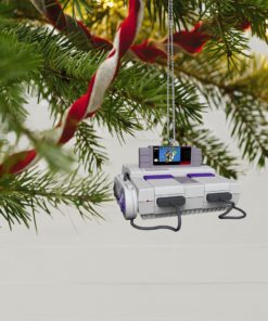 Super Nintendo Entertainment System Console Ornament With Light and Sound