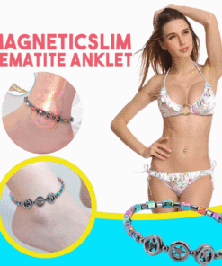 MagneticSlim Hematite Anklet