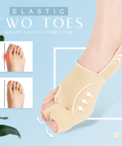 Elastic Two Toes Hallux Valgus Corrector