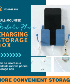 ✨Wall-Mounted Mobile Phone Charging Storage Box（5PCS more affordable!）