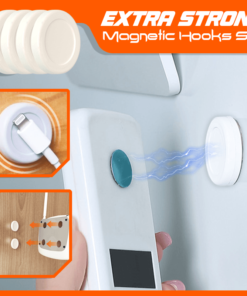 Extra Strong Magnetic Hooks Set