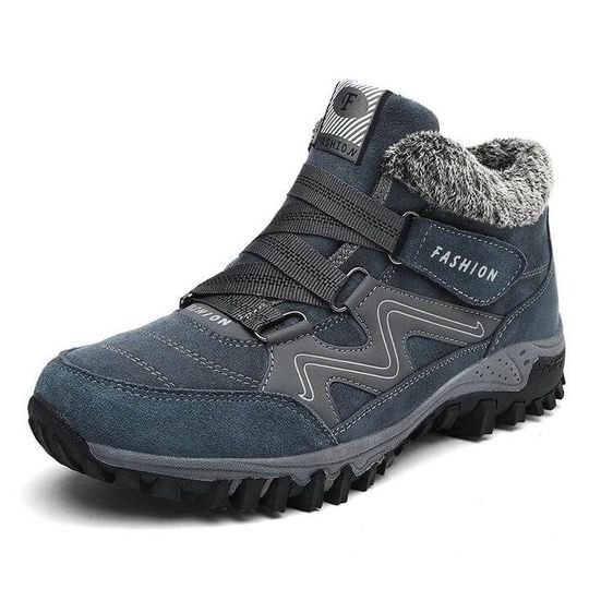 FLEEKCOMFY SNOWY VILLI LEATHER ANKLE BOOTS