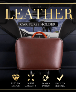 Leather Car Purse Holder