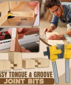 Easy Tongue Groove Joint Bits (2pcs/Set)
