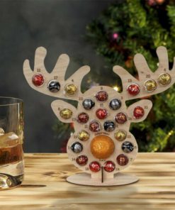 Wooden Christmas Party Chocolate Frame