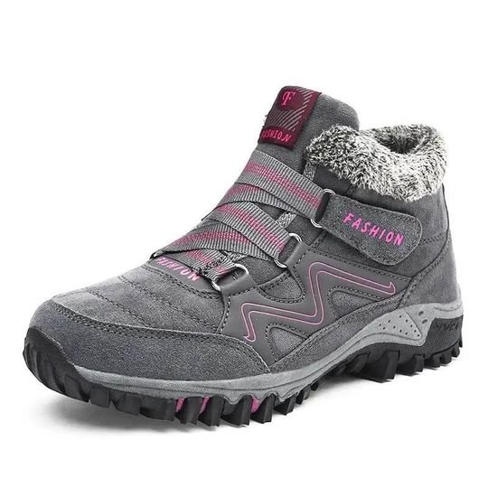 FLEEKCOMFY SNOWY VILLI LEATHER ANKLE BOOTS