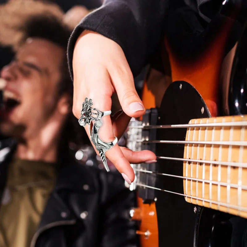 🎃Early Halloween Promotion🎃Vintage Punk Rings - Image 11