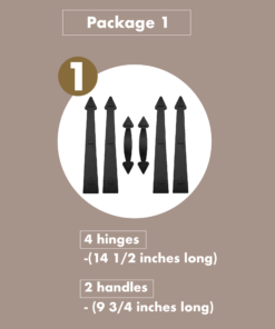 Alternative view of Magnetic Garage Door Decorative