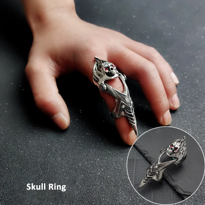 🎃Early Halloween Promotion🎃Vintage Punk Rings - Image 3