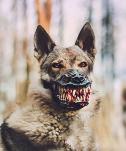 Halloween Gifts for Dogs: Werewolf Dog Muzzle