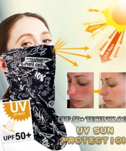 Alternative view of Sun Protective Face Scarf