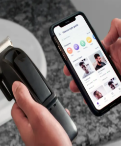 High-tech smart hair clipper-with 360-Degree rear-view camera
