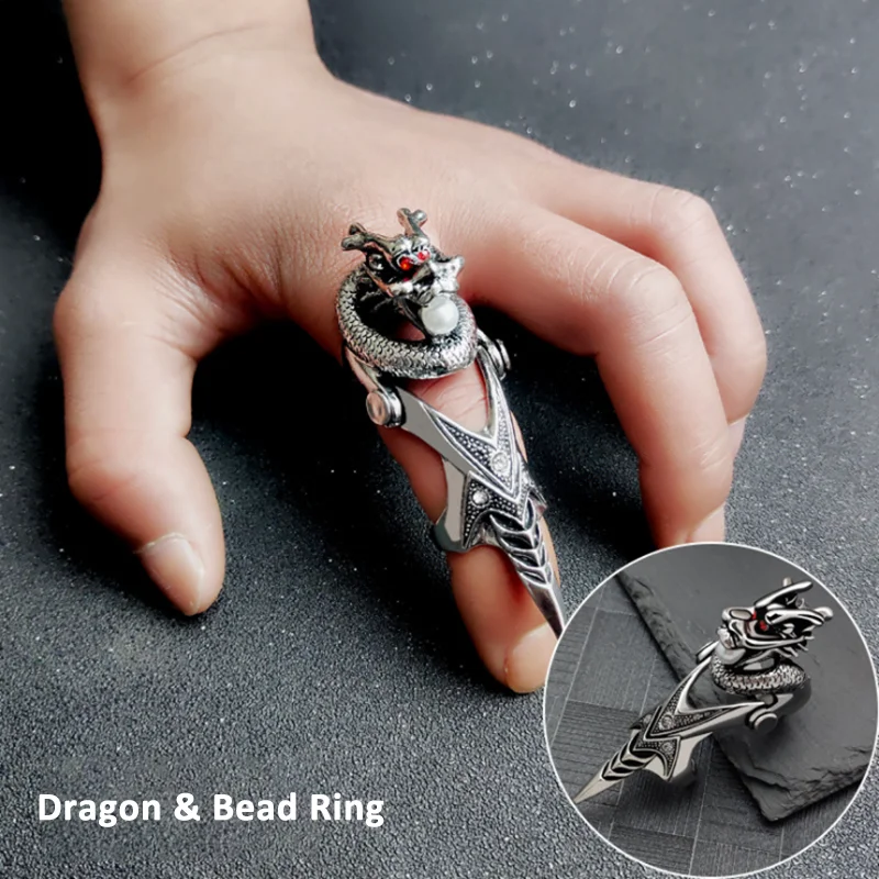 🎃Early Halloween Promotion🎃Vintage Punk Rings - Image 5