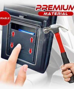 Alternative view of Tesla Model Invisible Center Console Organizer