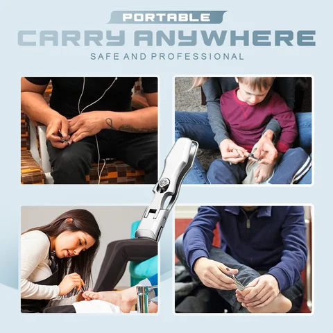 Auto Lock Portable Anti Splash Nail Clipper - Image 3