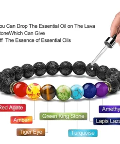 7 Chakra Stone BodyHealing Bracelet