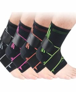 Alternative view of Heel & Ankle Support Brace With Elastic Straps & Sprain Protection - 1 Pair