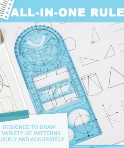 All-in-One Geometry Ruler