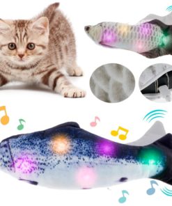 Electric LED Cat Simulation Fish Toy