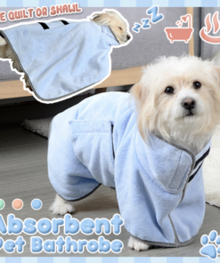Absorbent Pet Bathrobe